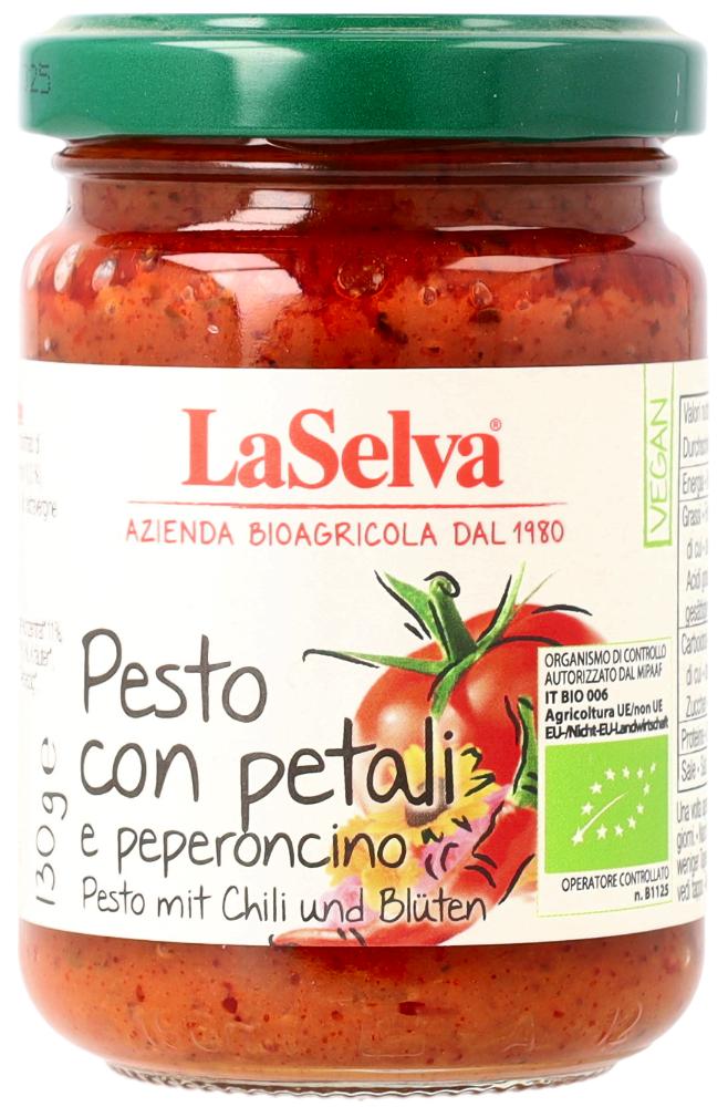 Pesto con petali e peperoncino 130 g