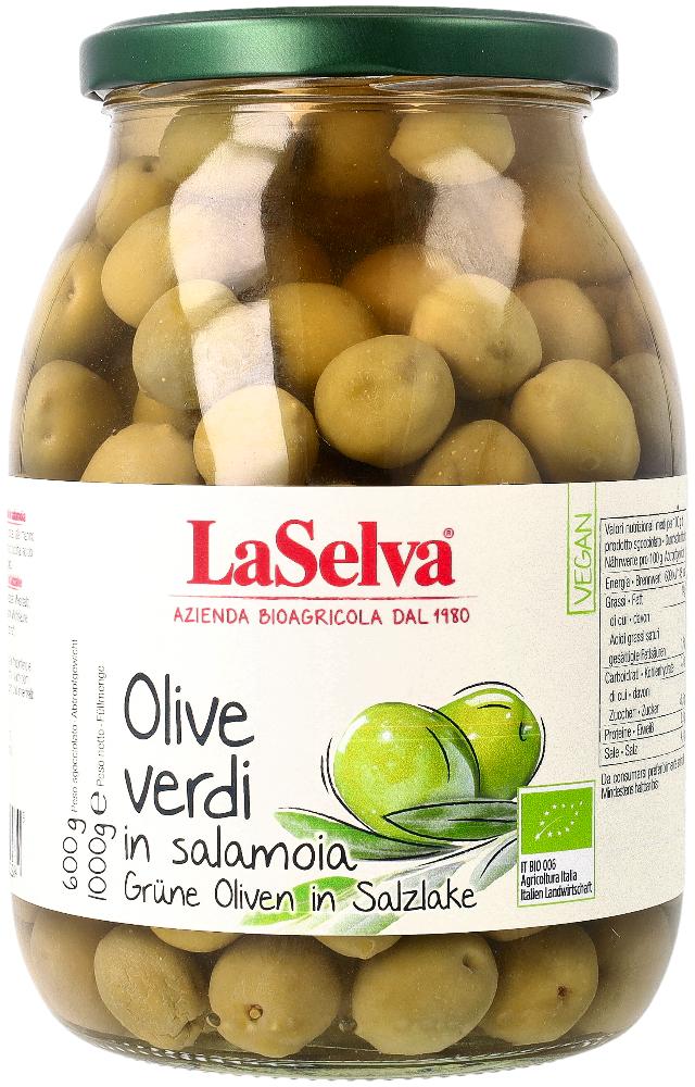 Olive verdi in salamoia 1 kg