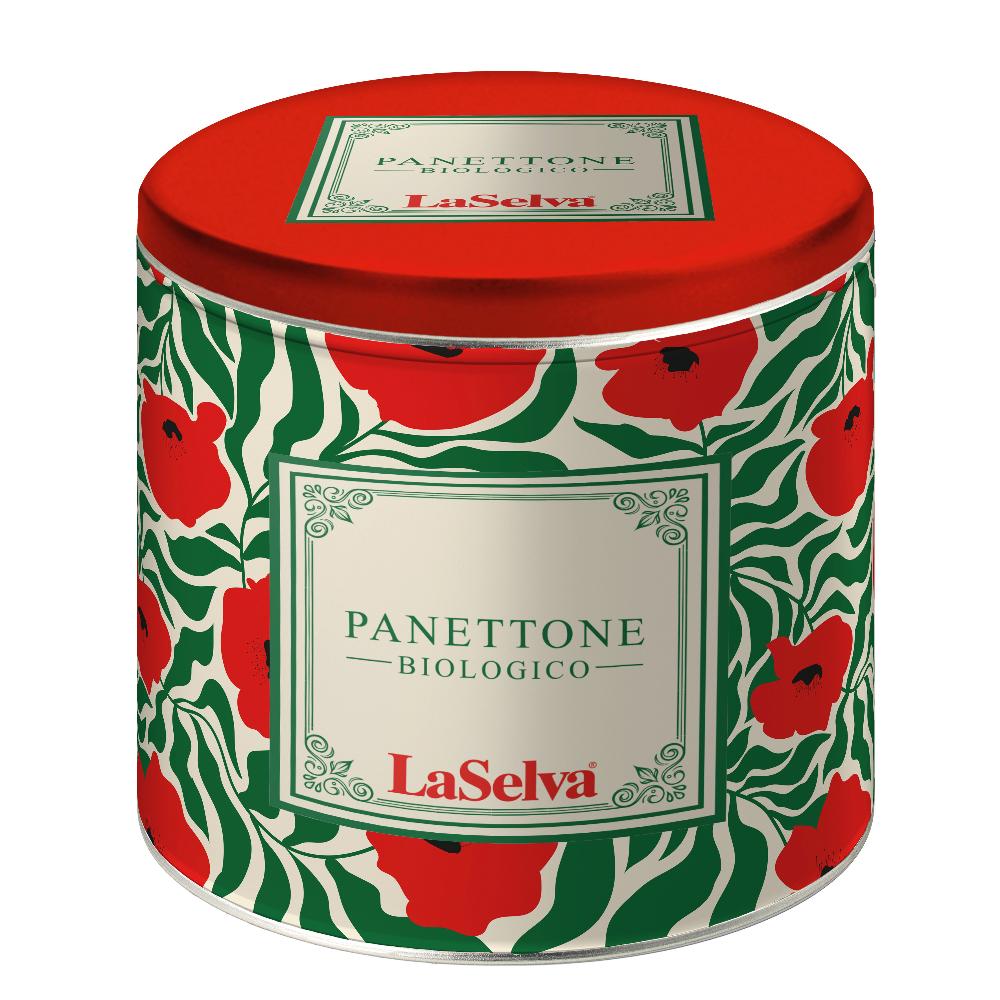 Panettone "Mohnblume" - Italienisches Hefegebäck, in der Dose - 500g